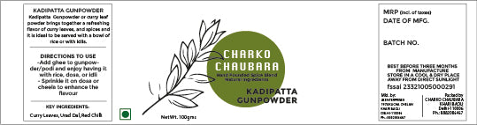 KADIPATTA GUNPOWDER