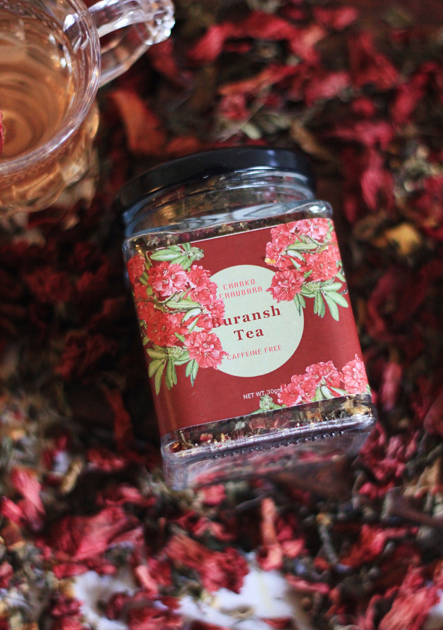 BURANSH TEA – Caffeine-Free Himalayan Herbal Tea