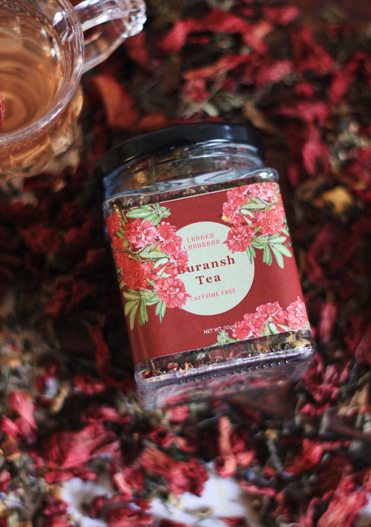 BURANSH TEA – Caffeine-Free Himalayan Herbal Tea