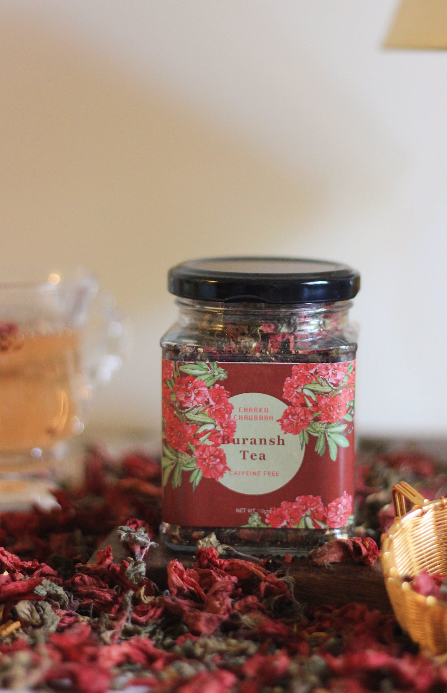 BURANSH TEA – Caffeine-Free Himalayan Herbal Tea